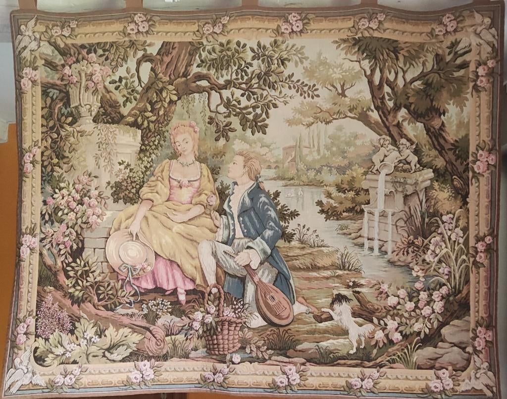 Tapisserie Jardin D'amour., Antiquités & Art, Enlèvement ou Envoi