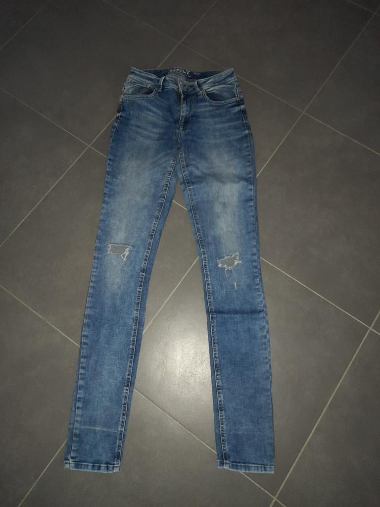 Skinny jeans only 28, Only, Blauw, Ophalen of Verzenden, Zo goed als nieuw