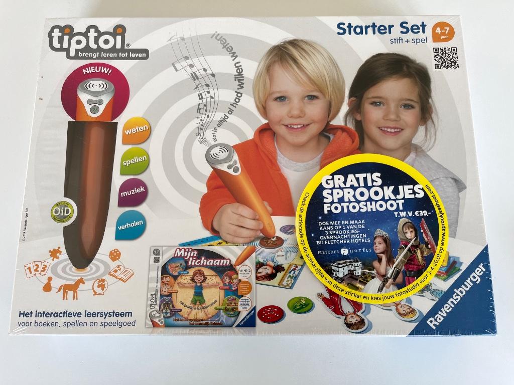 Tiptoi starterset 'Mijn lichaam’- NIEUW, Ophalen of Verzenden, Nieuw, Elektronica, Met geluid