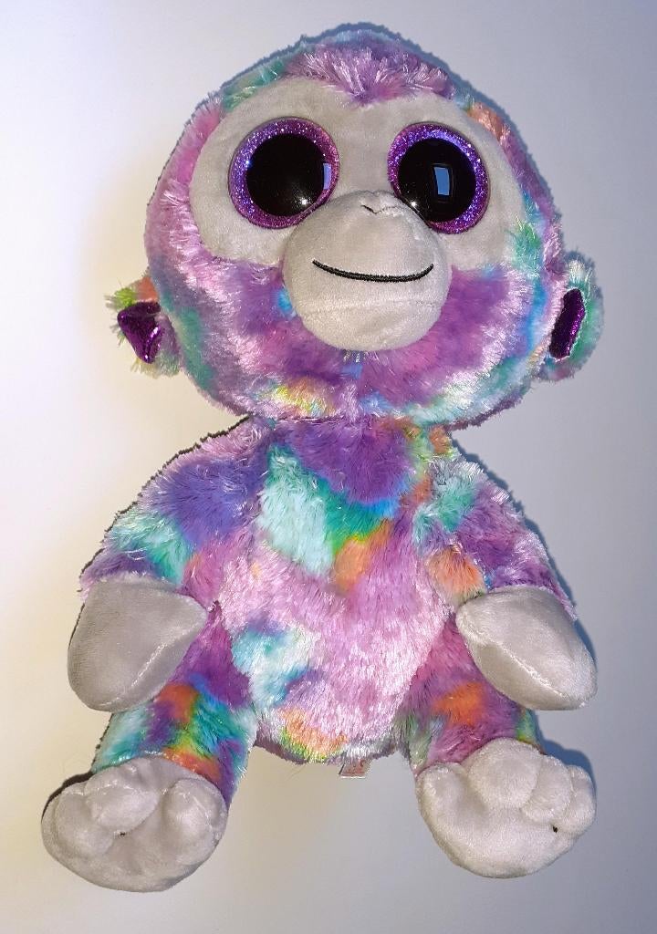 knuffel gekleurde aap Ty Zuri, Enfants & Bébés, Jouets | Peluches, Neuf, Autres types, Envoi