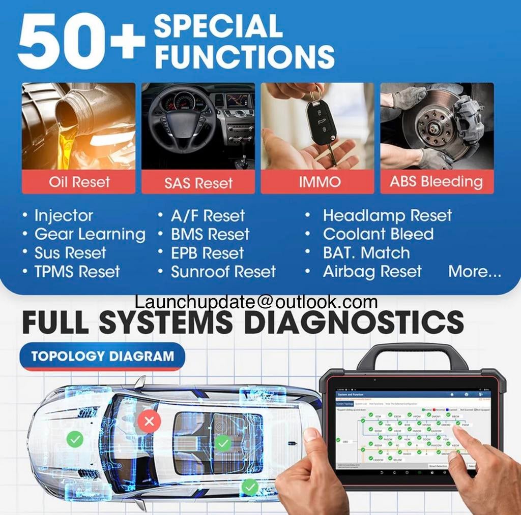 Lancer le diagnostic X431 Pro Xtreme lecture tablette OBD, Autos : Pièces & Accessoires, Enlèvement ou Envoi, BMW