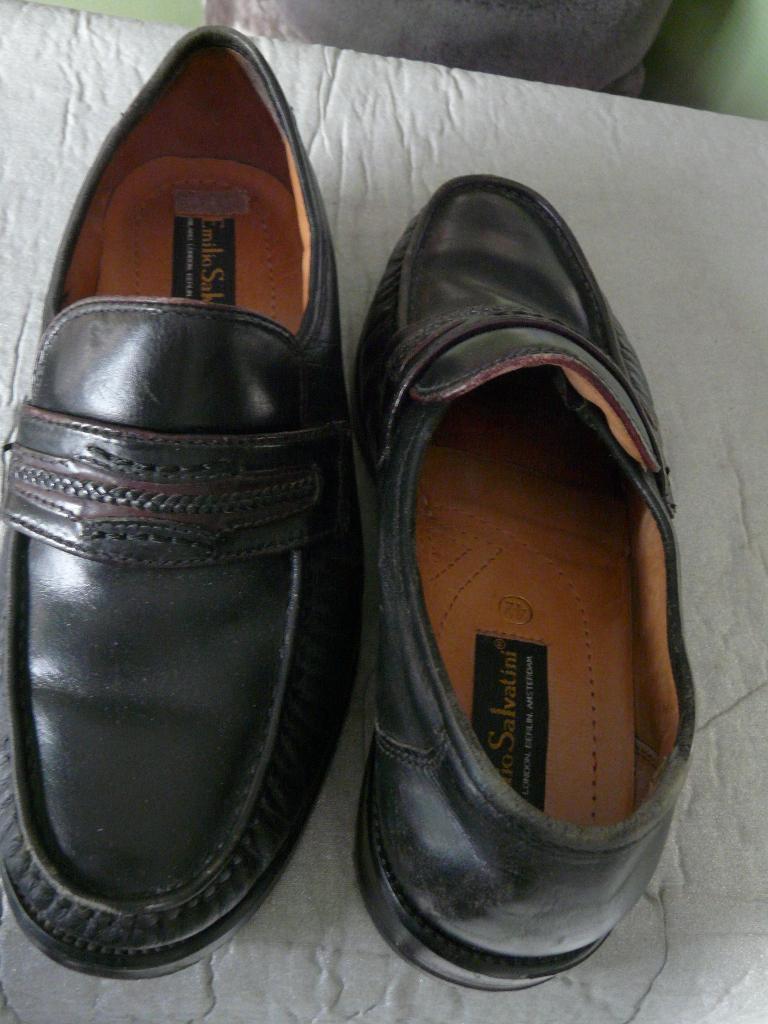 Lederen herenschoen  Emilio Salvatini, instapper maat 42, Kleding | Heren, Ophalen, Bruin, Emilio Salvatini, Espadrilles of Moccasins