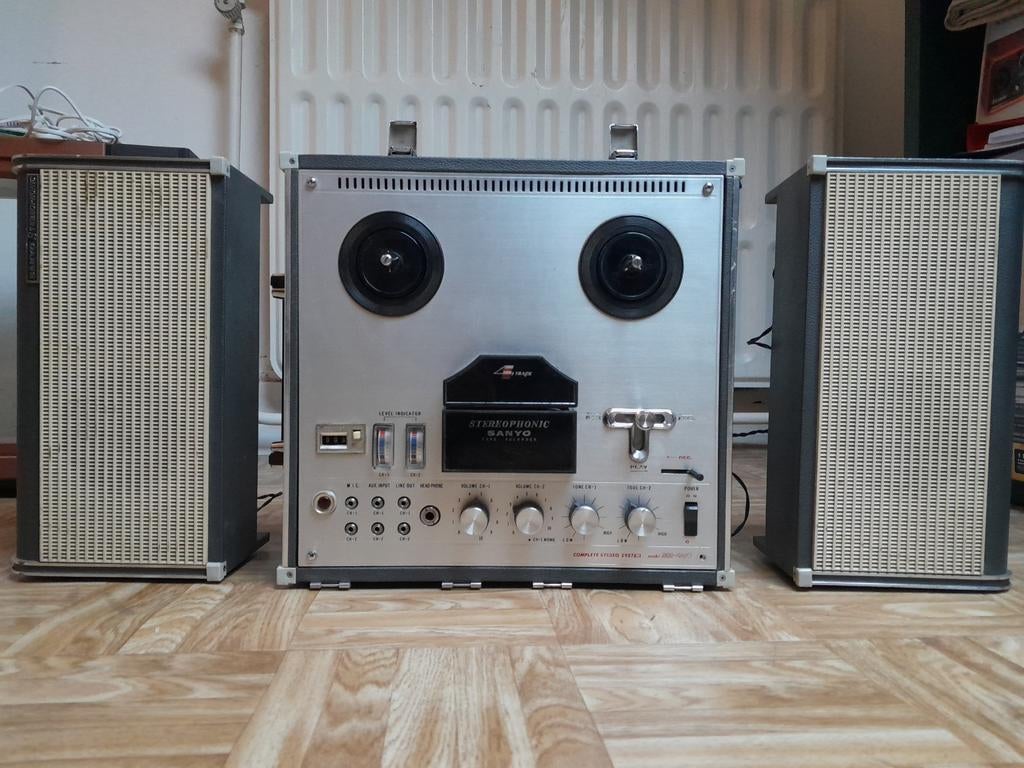 Magnétophone à bande Sanyo Stereophonic MR-909, Enlèvement, Magnétophone