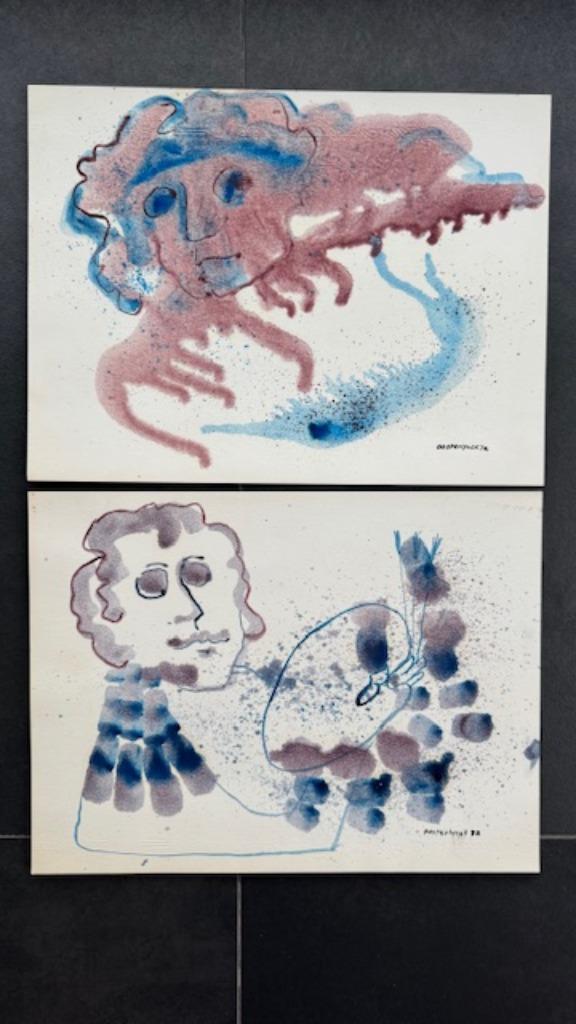 2 petites peintures originales Jean Oosterlynck, Enlèvement