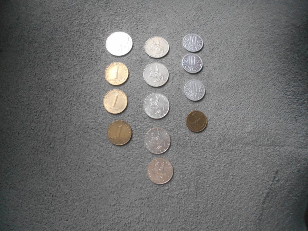 lot de 13 anciennes pieces de monnaie Autriche, Enlèvement ou Envoi, Autriche, Monnaie en vrac
