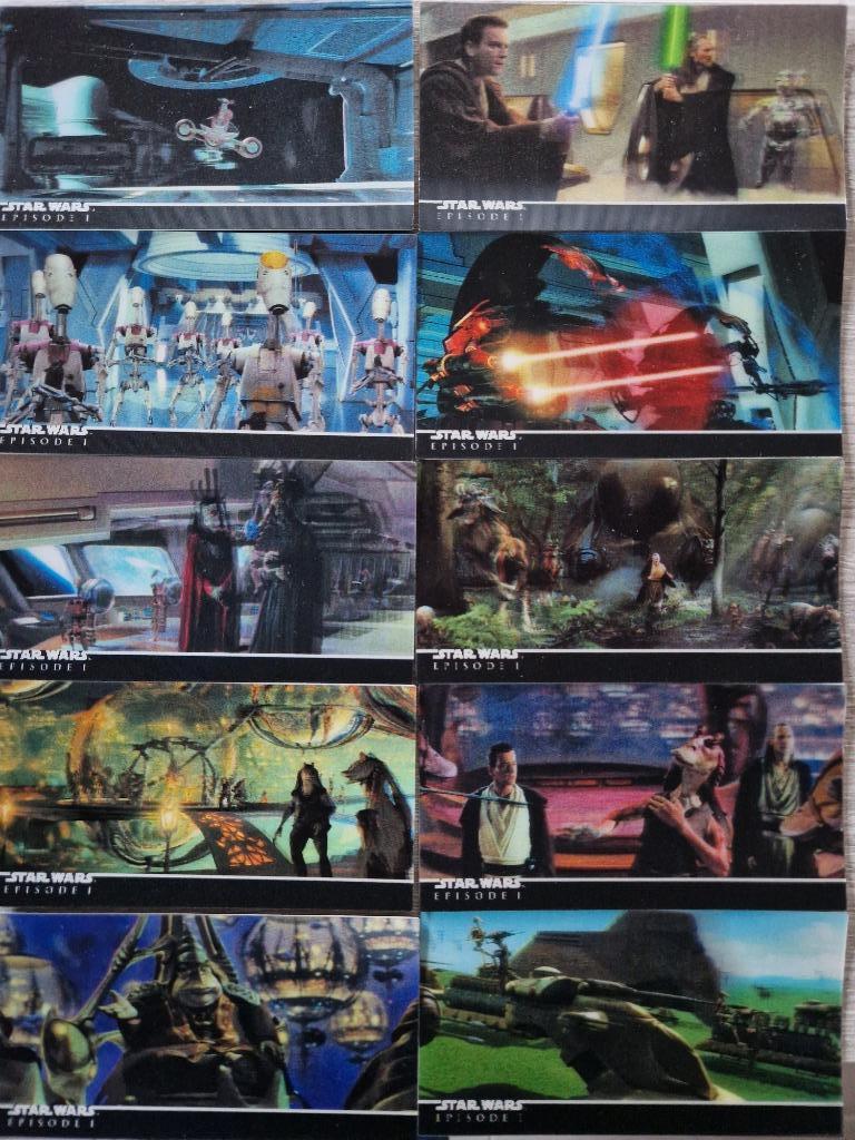 Star Wars Topps Trading Cards Volledige set Episode 1 3DI, Ophalen of Verzenden, Zo goed als nieuw, Overige typen