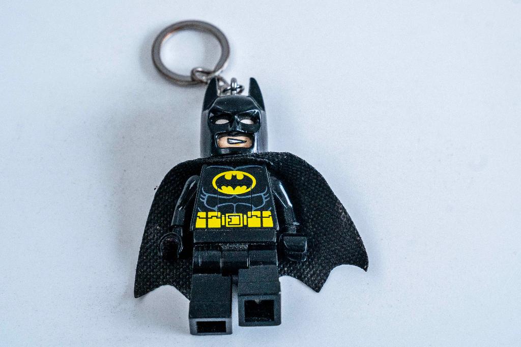 Lego minifigure - Batman Zaklamp met Sleutelhanger, Ophalen of Verzenden, Gebruikt, Complete set, Lego
