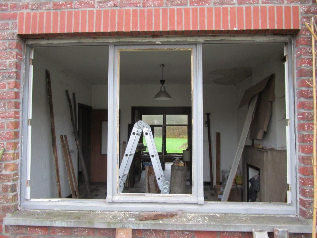 raam (enkel glas), Bricolage & Construction, Vitres, Châssis & Fenêtres, Utilisé, Fenêtre de façade ou Vitre, 120 à 160 cm, 160 cm ou plus