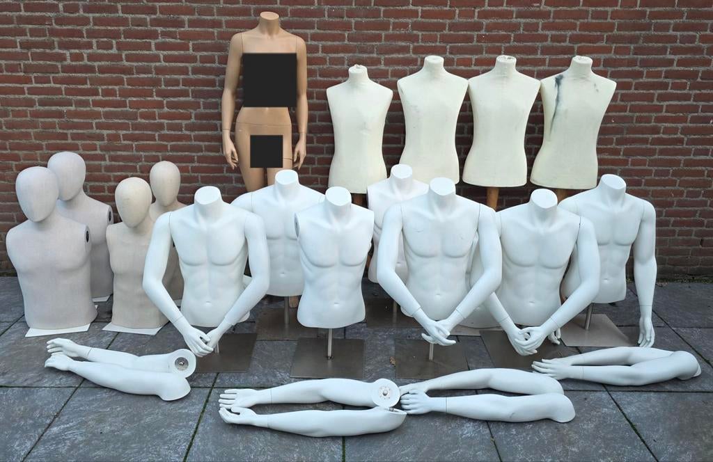 Etalagepoppen / Bustes / Torso's / Tafel Bustes, Ophalen, Landmacht, Kleding of Schoenen