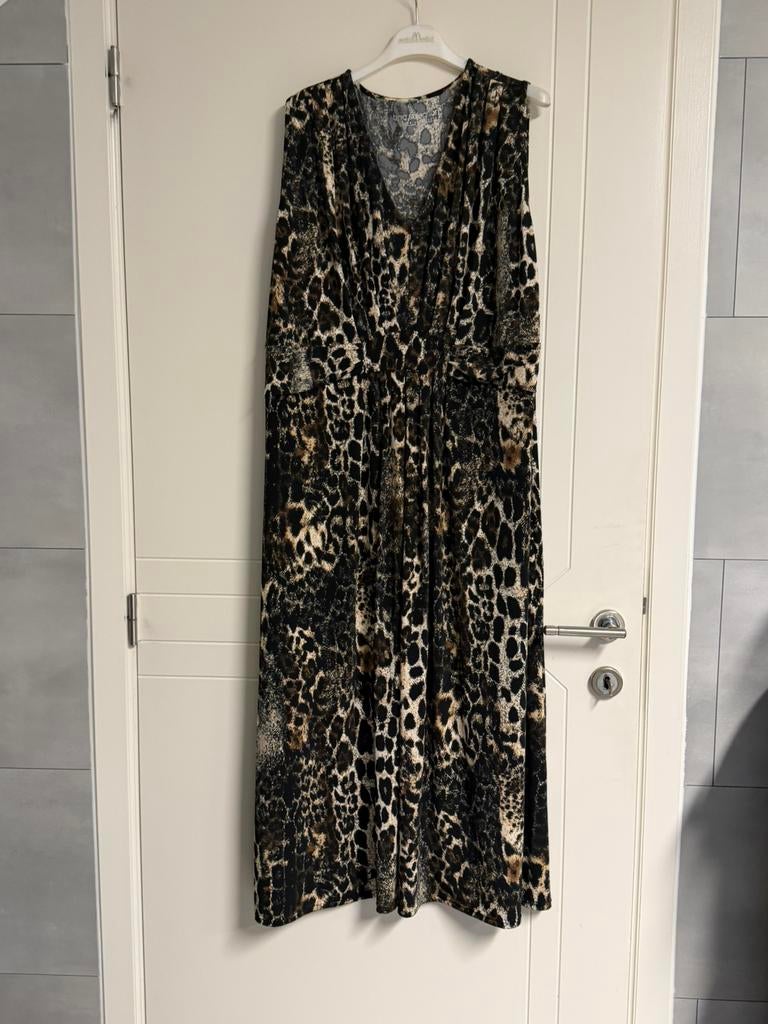 Nieuwe lange jurk (48/50), Kleding | Dames, Grote Maten, Ophalen, Nieuw, Bruin, Jurk