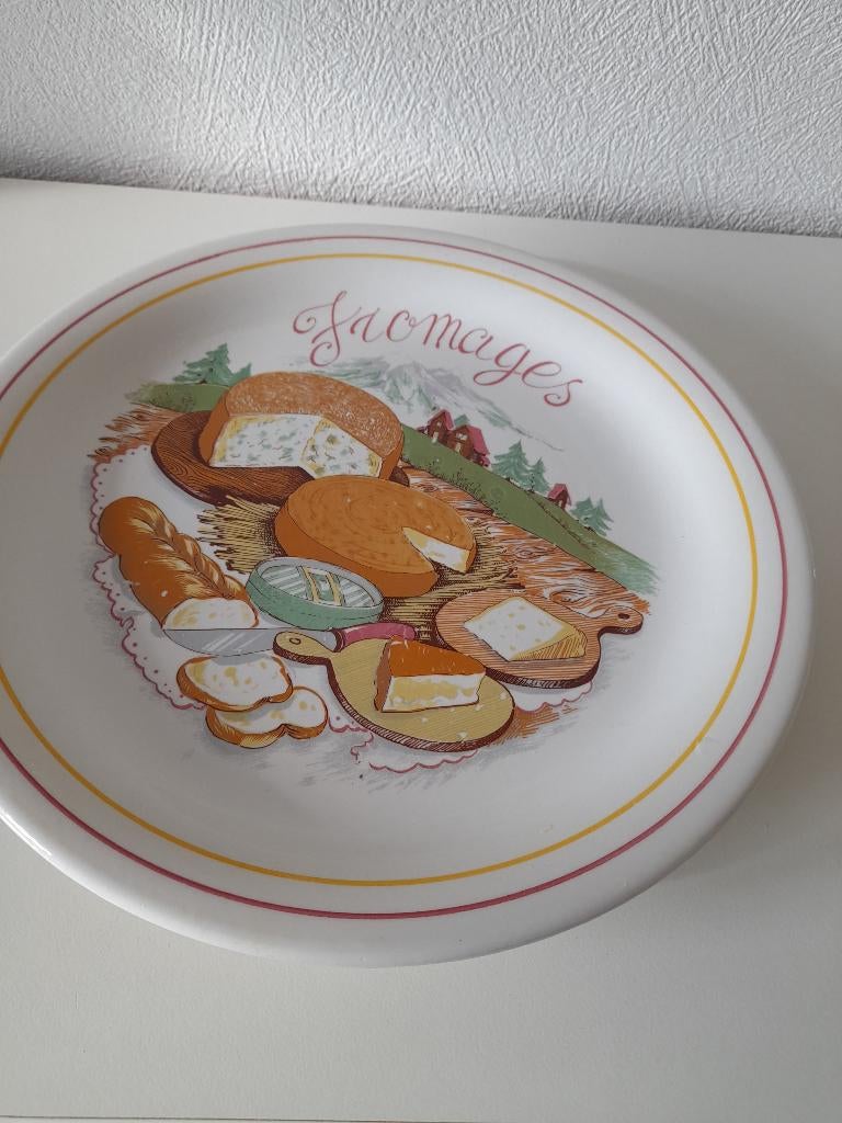 assiette à fromage 6 petites assiettes, Assiettes(s), Enlèvement ou Envoi, Poterie, Comme neuf