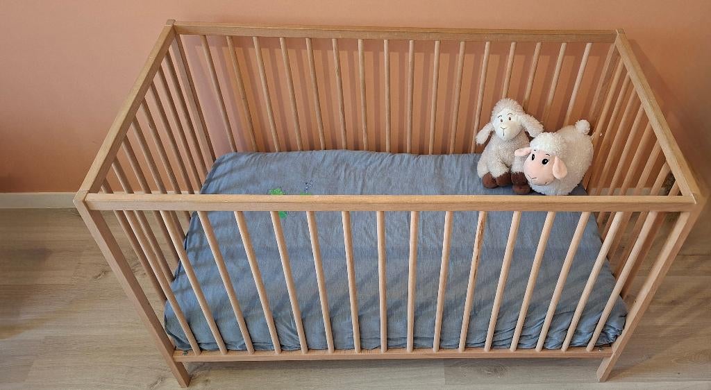 Houten babybedje, Gebruikt, Minder dan 140 cm, Minder dan 70 cm, Ophalen