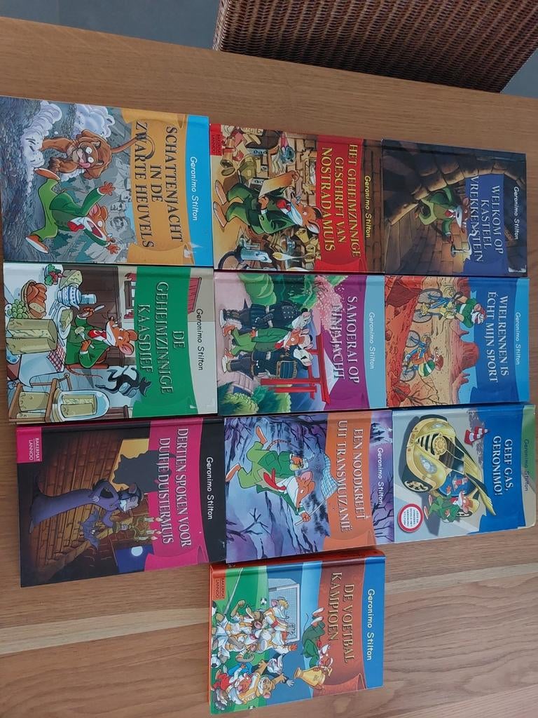 10 geronimo stilton boeken, Boeken, Ophalen
