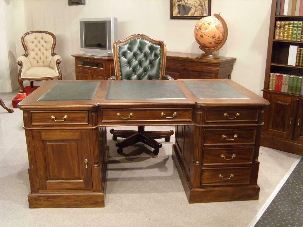 Partij klassieke chesterfield bureau's en fauteuils, Enlèvement ou Envoi, Maison et Meubles