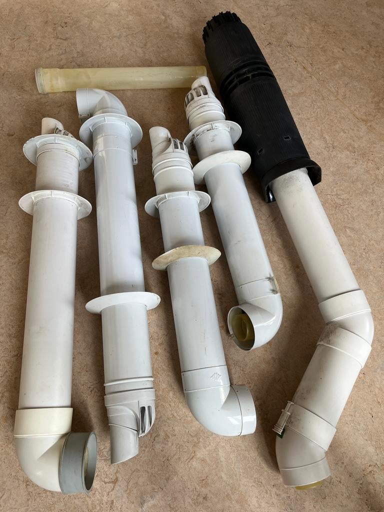 Ventouses murales pour chaudières à condensation, Bricolage & Construction, Enlèvement, Comme neuf