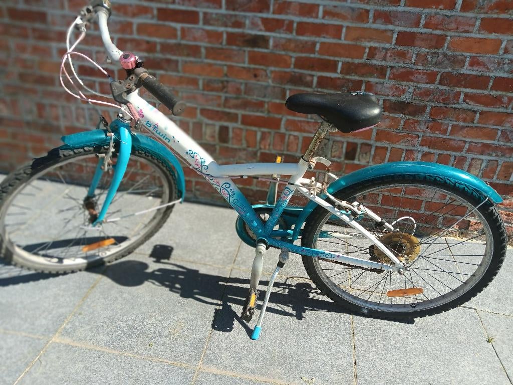 kinderfiets (voor meisjes van  115 à 140 cm), Fietsen en Brommers, Fietsen | Kinderfietsjes, Ophalen, Gebruikt, 20 inch of meer