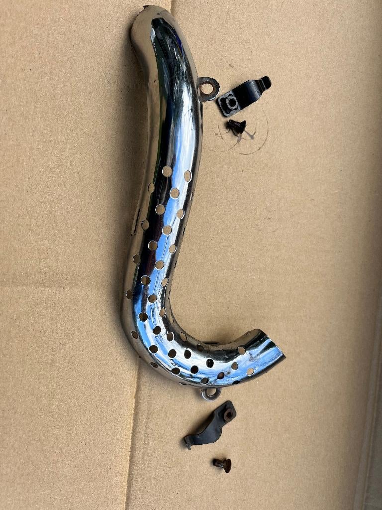 Verchroomde uitlaatbescherming voor Honda Dax (70 cc), Motoren, Ophalen, Gebruikt