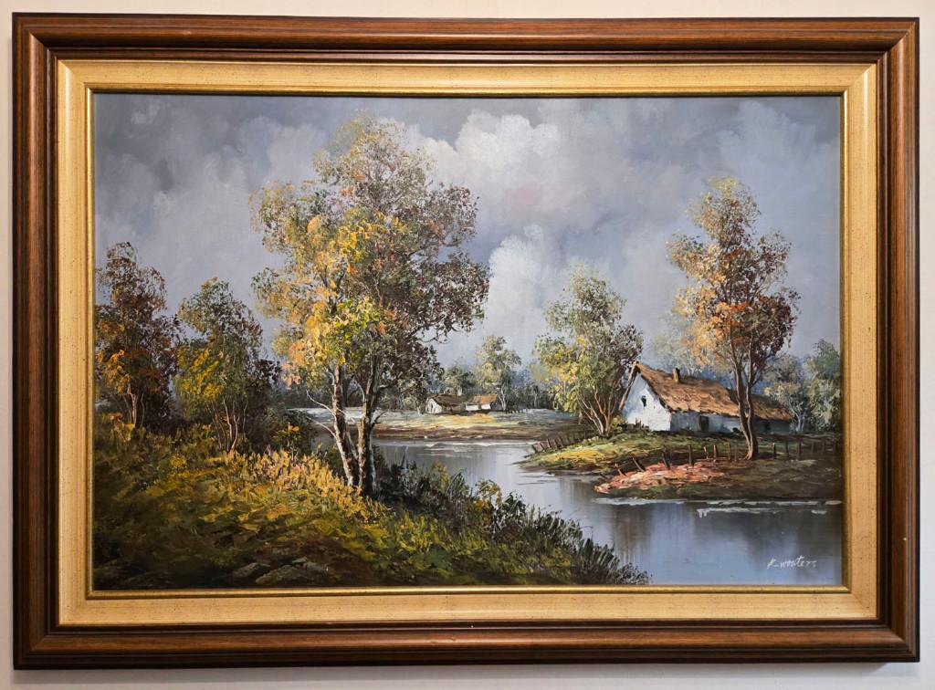 Peinture a l’huile K.Wouters, signé, Enlèvement