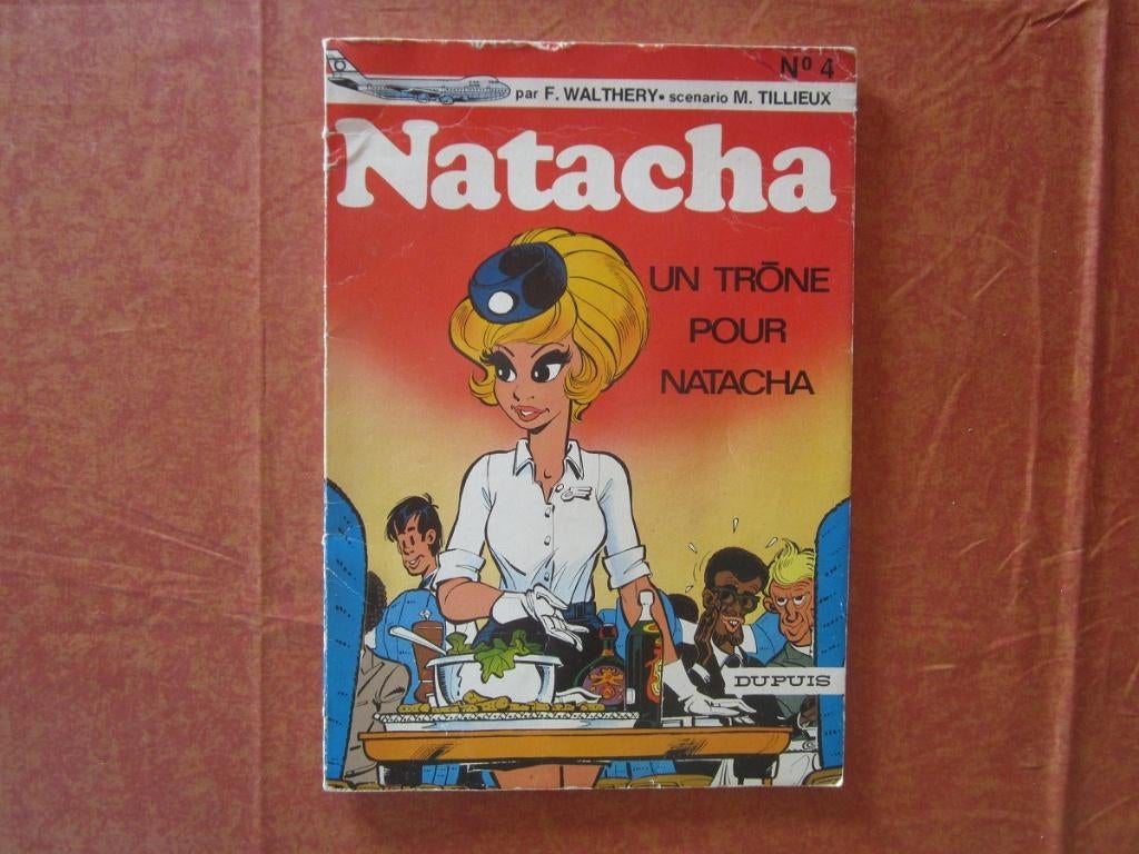 Natacha 4. Un trône pour Natacha - Ed. originale, Livres, BD, Plusieurs BD, Enlèvement ou Envoi, Utilisé, F. Walthéry
