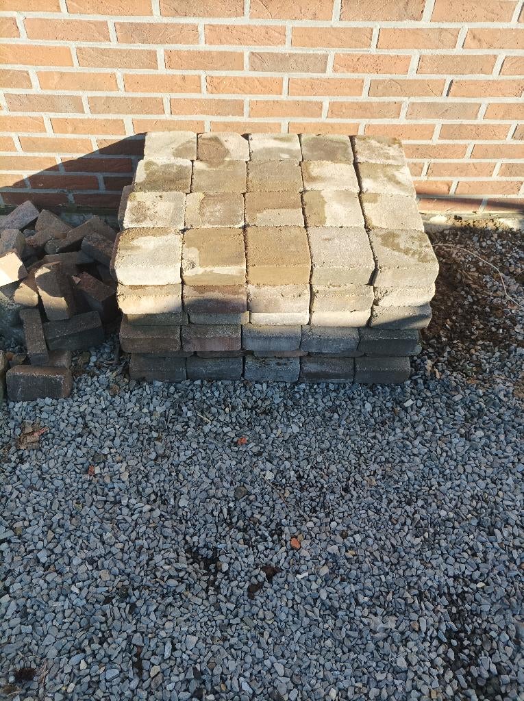 Klinkers 15x15x6   120 stuks, ongebruikt!, Pierre ou Argile, Comme neuf, Enlèvement, 10 à 30 cm