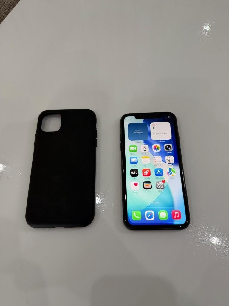 Apple iPhone 11 Black - 64 GB, Enlèvement, Noir, 64 GB, IPhone 11