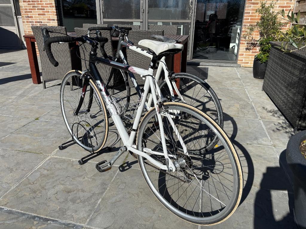 1x koersfiets Rixe M 56 + 1x koersfiets Buls vr onderdelen, Fietsen en Brommers, Fietsen | Racefietsen, Ophalen, 28 inch, Gebruikt