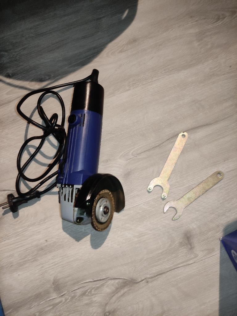 haakse slijper Perel, Doe-het-zelf en Bouw, Gereedschap | Slijpmachines, Ophalen of Verzenden, Gebruikt, Haakse handslijpmachine