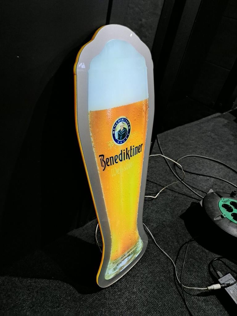 Lichtreclame Benediktiner bier nieuw!!, Verzamelen, Ophalen of Verzenden