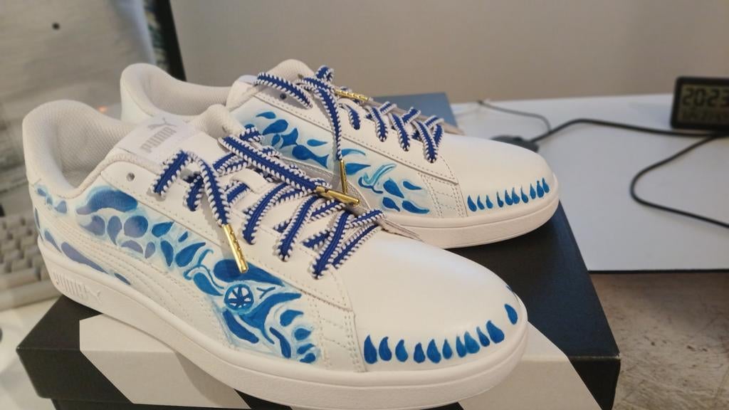 Bandana op maat van Puma, Kleding | Heren, Blauw, Nieuw, Ophalen of Verzenden, Sneakers