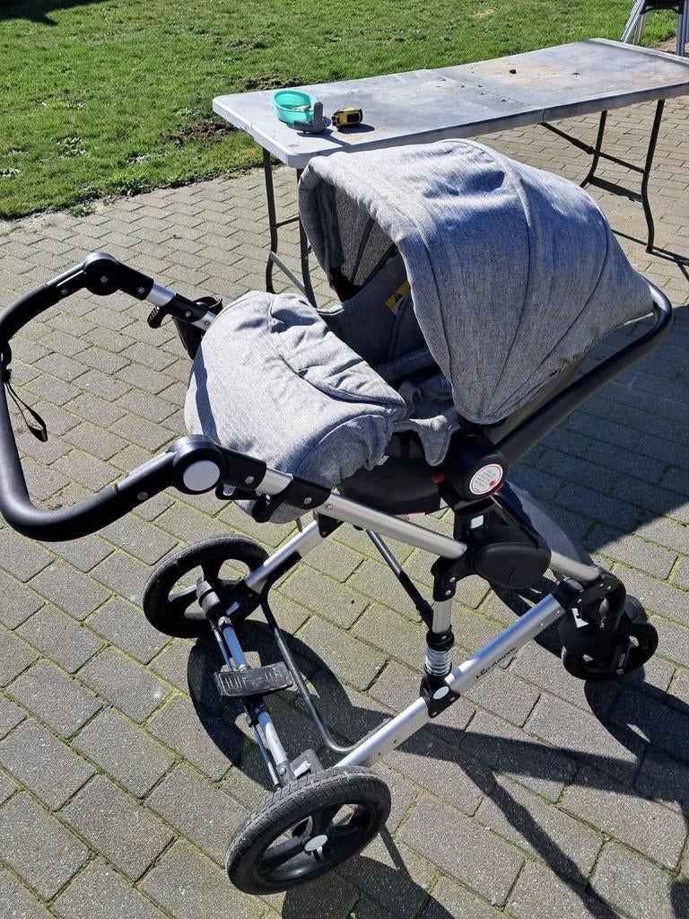 3in1 kinderwagen Mio Amore, Kinderen en Baby's, Gebruikt, Verstelbare duwstang, Ophalen, Kinderwagen