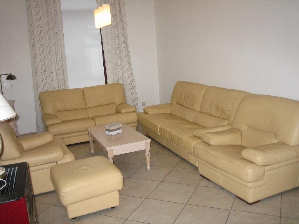 Salon complet en cuir, Enlèvement, Utilisé, Cuir, Cuir de taureau