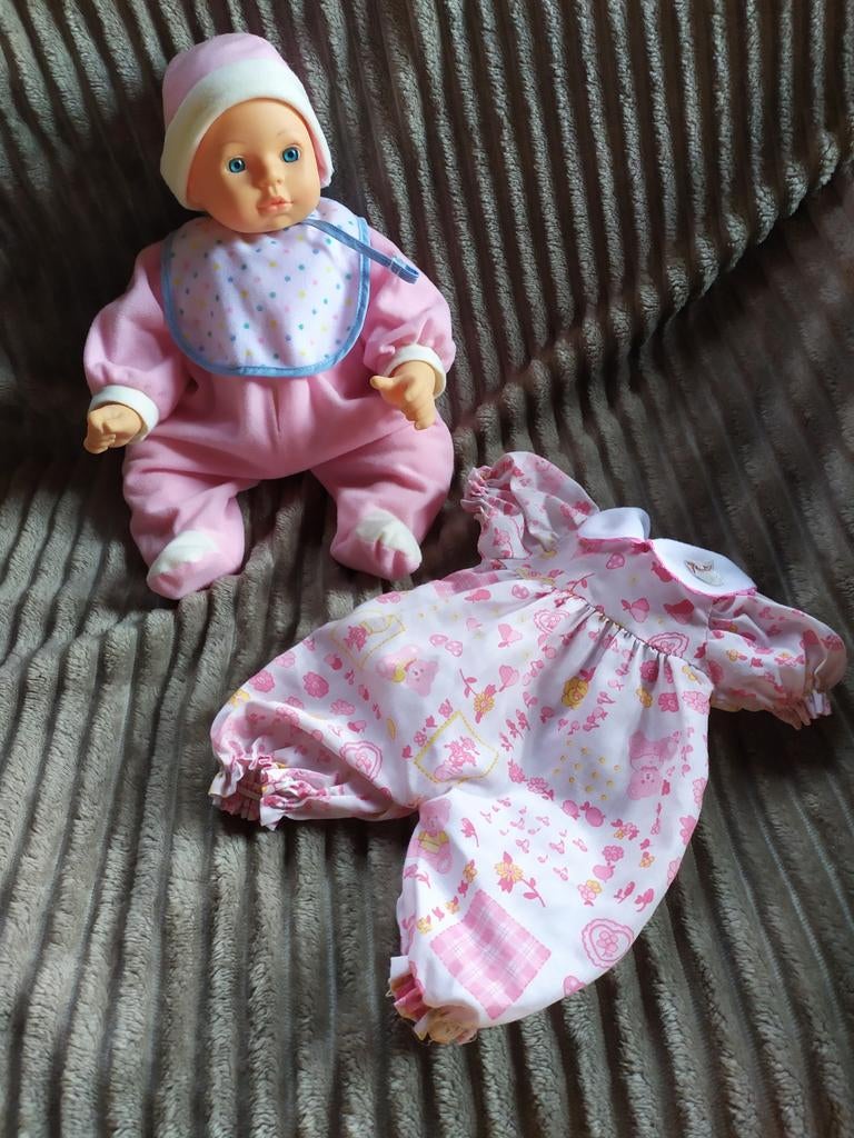 Zachte babypop Zaph Creation 12 -18 maand, Verzamelen, Poppenhuizen en Toebehoren, Ophalen of Verzenden