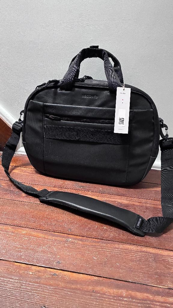 Lederen schoudertas, messenger, nieuw, Ophalen of Verzenden, Nieuw, Zwart, Leer