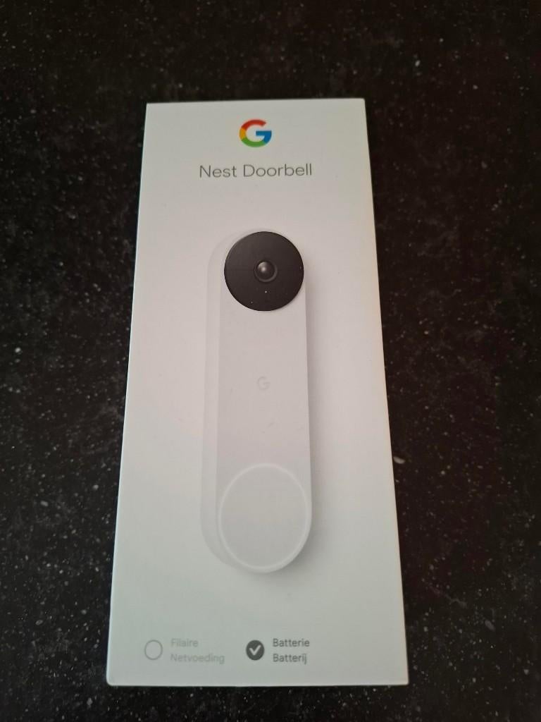 Nest Doorbell (batterij) gemakkelijk zelf te installeren, Ophalen of Verzenden, Compatibel met smartphone, Nieuw, Draadloos