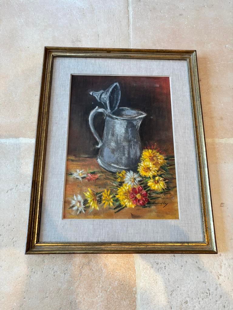 Tableau nature morte – œuvre signée, Antiquités & Art, Enlèvement
