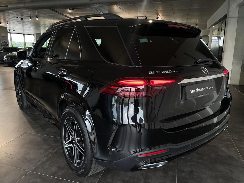 Mercedes-Benz GLE 350 de 4MATIC AMG Line + BURMESTER + AIRMA, Auto's, Stof, Gebruikt, Zwart, Regensensor