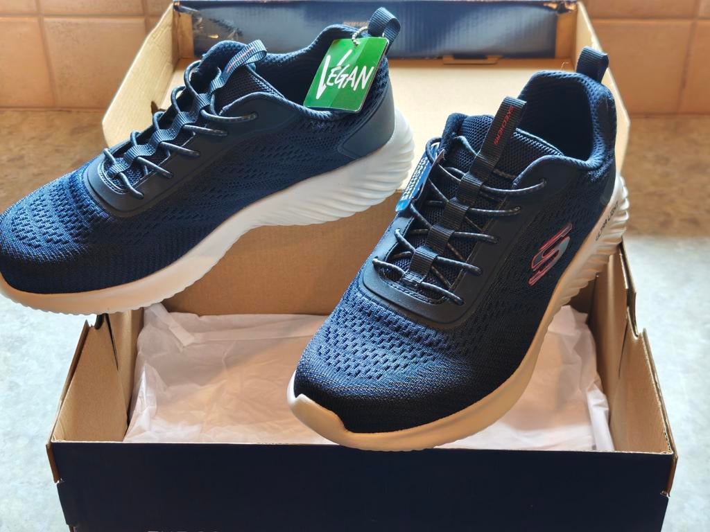 Skechers - Navybleu -  maat 42, Vêtements | Hommes, Chaussures, Neuf, Bleu, Baskets, Skechers