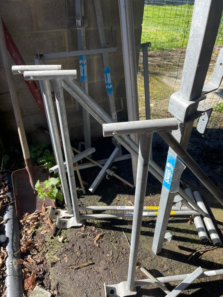 Echaffaudage façade, Bricolage & Construction, Échafaudages, Enlèvement, Comme neuf