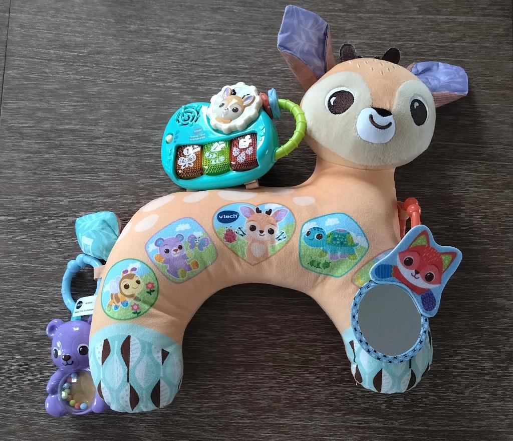 VTech knuffelhertje tummy time, Ophalen, Zo goed als nieuw, Overige typen, Met licht
