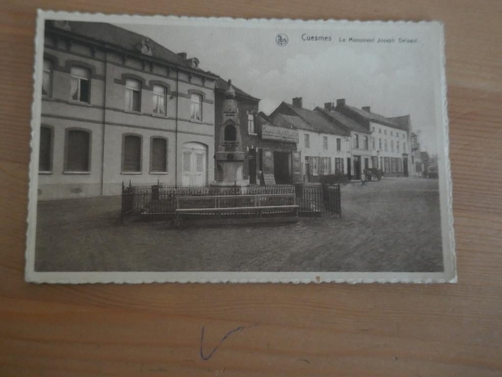 mons cuesmes le monument joseph delsaut, Ophalen of Verzenden, Ongelopen, Henegouwen