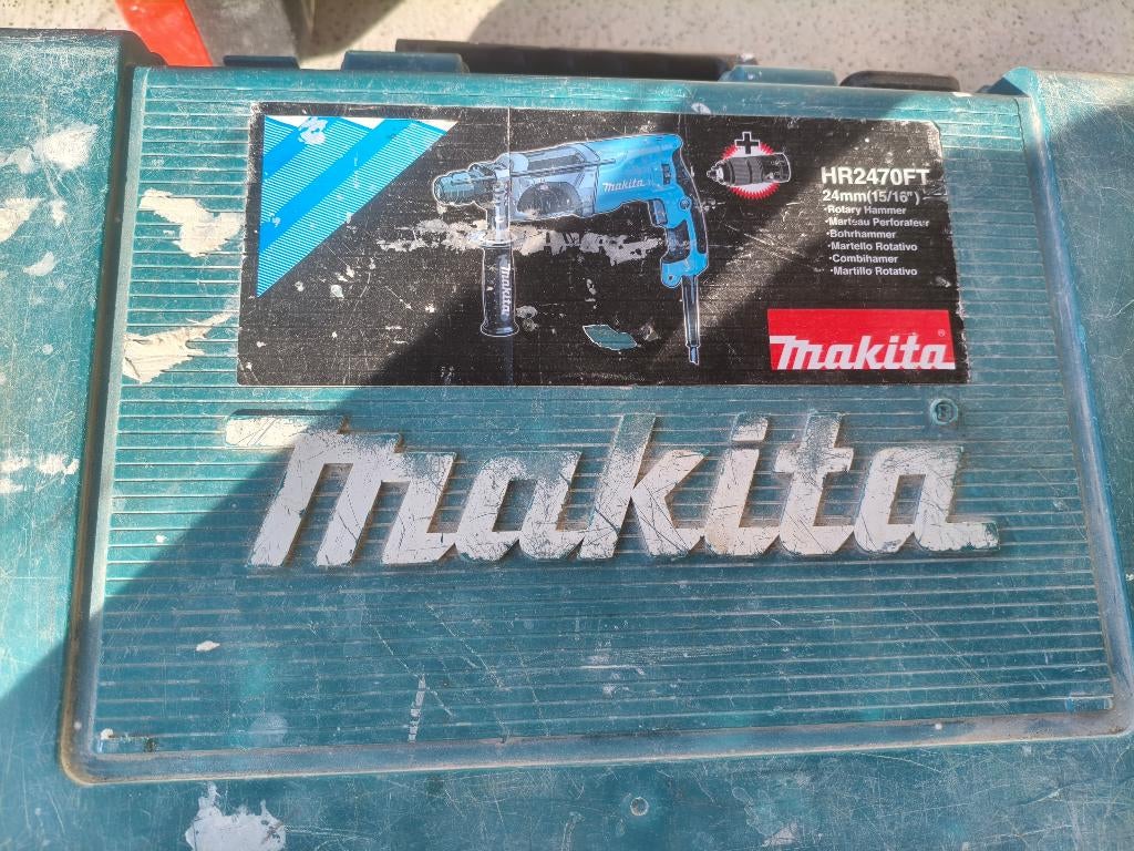 Makita Boorhamer HR2470FT, Bricolage & Construction, Enlèvement, Utilisé