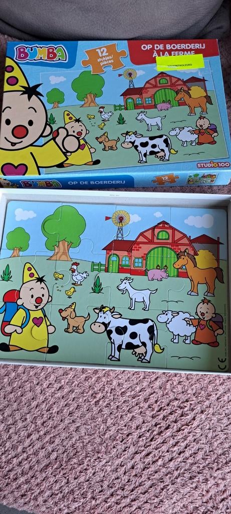 3 puzzels bumba, Kinderen en Baby's, Speelgoed | Kinderpuzzels, Ophalen