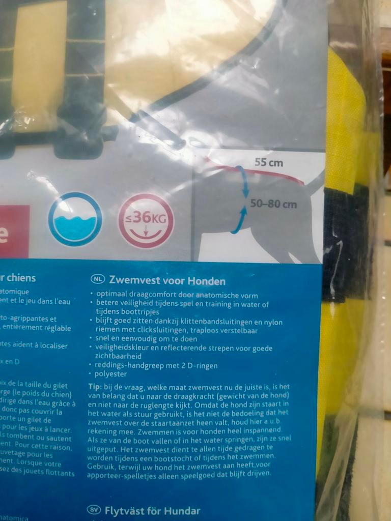 Gilet de sauvetage pour chien, Enlèvement