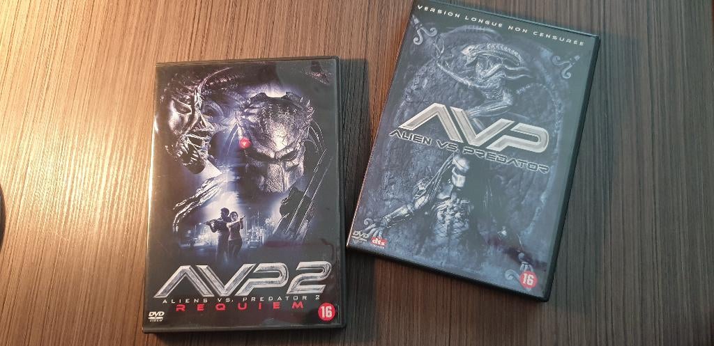2 DVD : Alien vs Predator + Alien vs Predator Requiem, Vanaf 16 jaar, Ophalen of Verzenden, Monsters