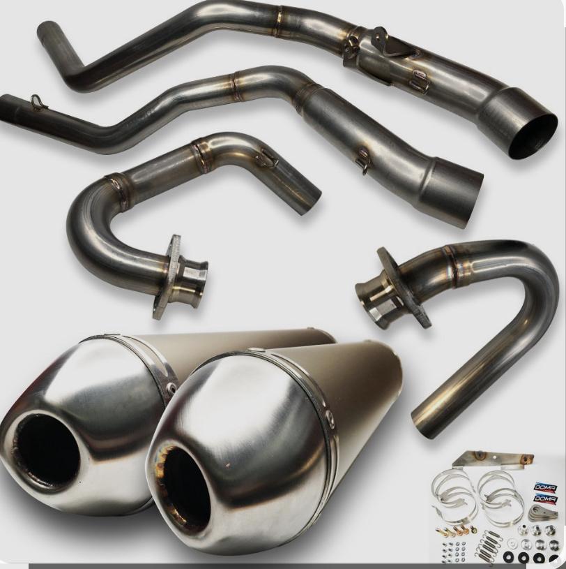 Raptor 700 Doma dual uitlaatsysteem // Dubelle sportuitlaat, Motoren, Ophalen of Verzenden