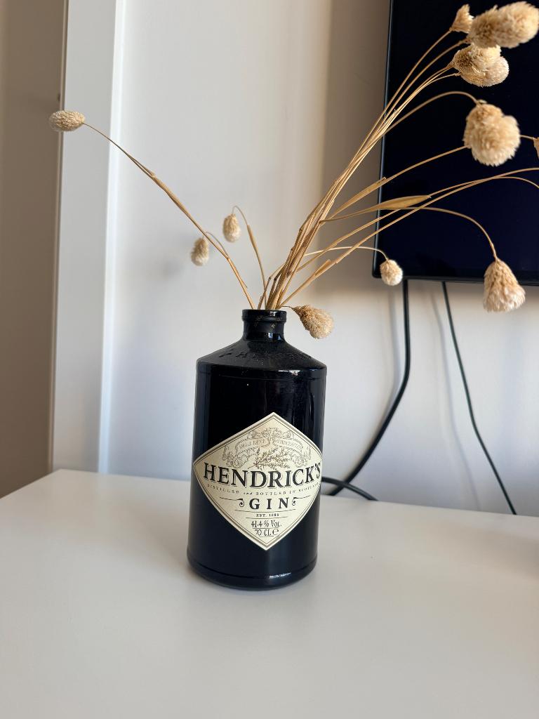 Decoratie vaas gin, Zwart, Nieuw, Ophalen of Verzenden, Glas