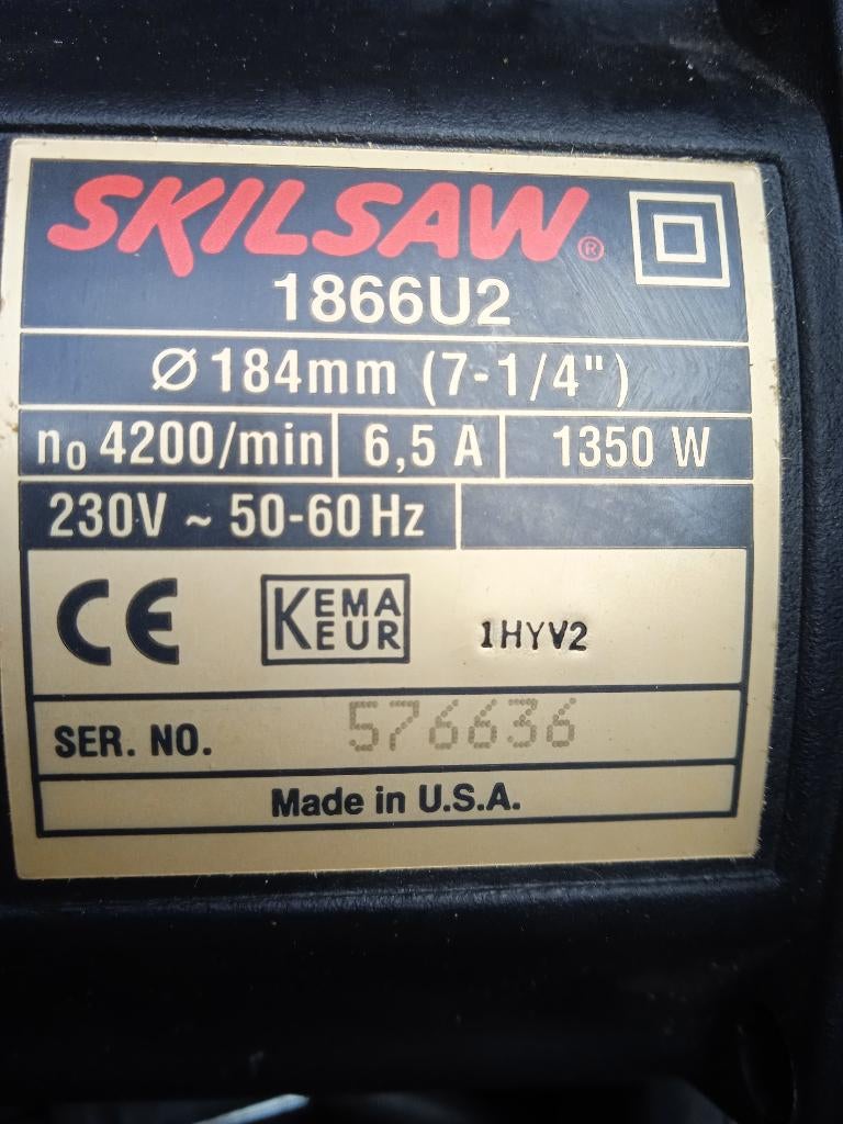 scie circulaire skil pour boiserie, Bricolage & Construction, Outillage | Scies mécaniques, Skyl, 1200 watts ou plus, Comme neuf