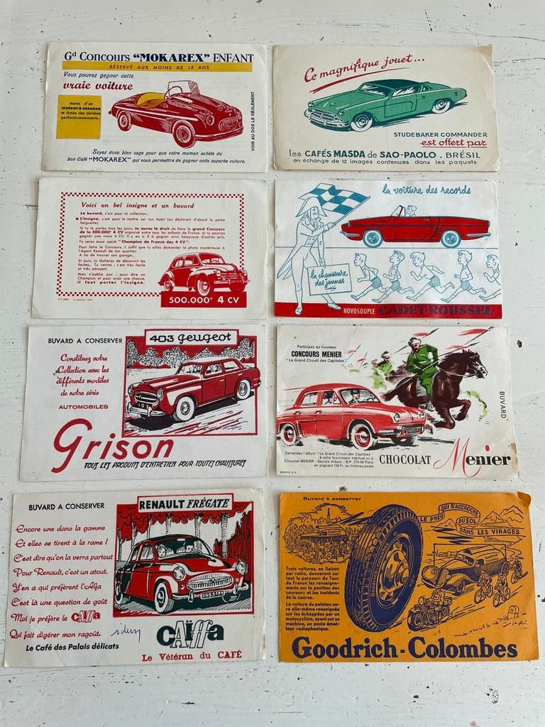 Buvards automobilia, Verzamelen, Ophalen of Verzenden, Zo goed als nieuw, Gebruiksvoorwerp