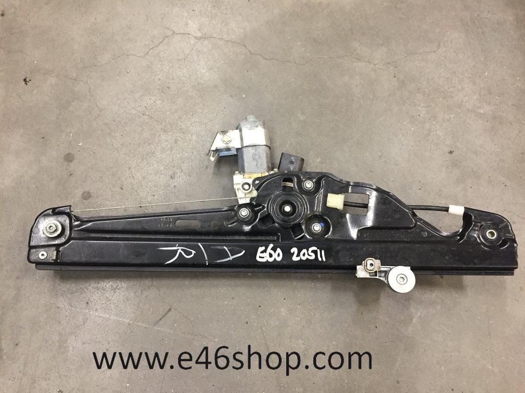 Raammotor compleet BMW E60 E61 rechts achter, Gebruikt, -, -, Ophalen of Verzenden