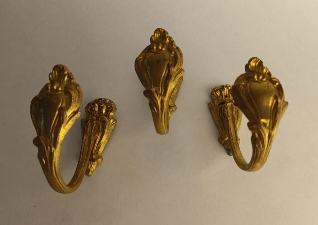 Antieke gordijnhouders (3 stks), Ophalen of Verzenden, Zo goed als nieuw, Barok